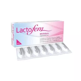 LACTOFEM Suppositoires vaginaux à lacide lactique, 7 pces