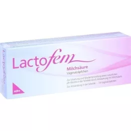 LACTOFEM Suppositoires vaginaux à lacide lactique, 14 pces