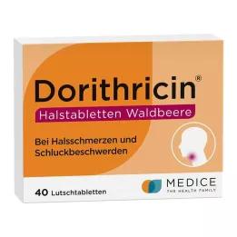 DORITHRICIN Pastilles pour la gorge aux baies des bois, 40 pces