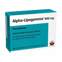 ALPHA-LIPOGAMMA 600 mg Comprimés pelliculés, 30 pcs
