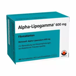 ALPHA-LIPOGAMMA 600 mg Comprimés pelliculés, 60 comprimés