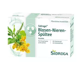 SIDROGA Tisane pour le rinçage des reins et de la vessie, 20X2.0 g