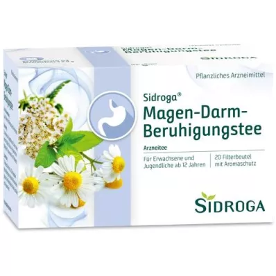 SIDROGA Tisane calmante pour lestomac et lintestin, sachets filtres, 20X2.0 g