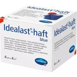 IDEALAST-Bande haft color 4 cmx4 m bleue, 1 pc