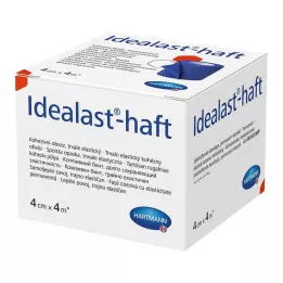 IDEALAST-Bande haft color 4 cmx4 m bleue, 1 pc