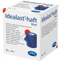 IDEALAST-Bande haft color 6 cmx4 m bleue, 1 pc