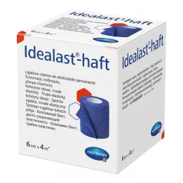 IDEALAST-Bande haft color 6 cmx4 m bleue, 1 pc