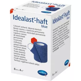 IDEALAST-Bande haft color 8 cmx4 m bleu, 1 pc