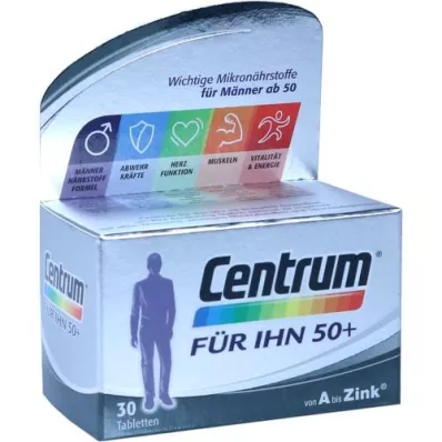 CENTRUM Capsules 50+ pour lui, 30 Comprimés