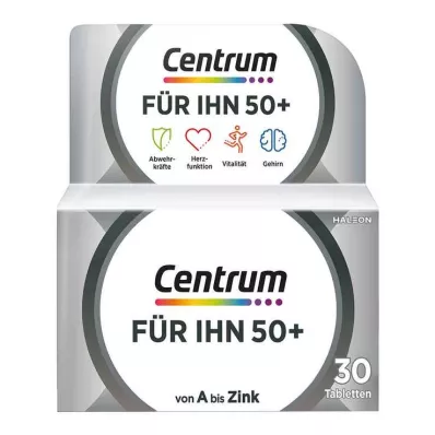 Centre pour lui 50 + caplets, 30 pièces