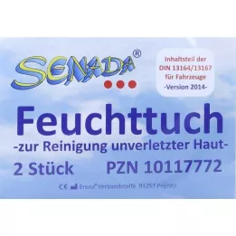 SENADA Lingette humide, 2 pces