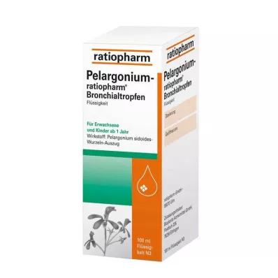 Pelargonium ratiopharm gouttes bronchiques, 100 ml