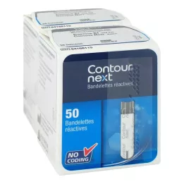 CONTOUR Bandelettes de test Next sensors, 100 pces