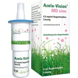 AZELA-Vision MD sine 0,5 mg/ml Collyre, 6 ml