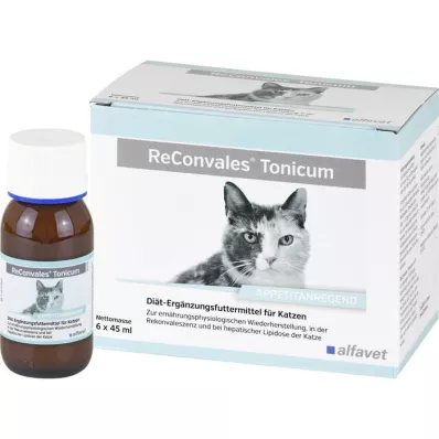 RECONVALES Tonique pour chats, 6X45 ml