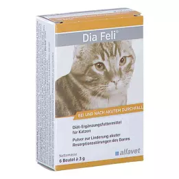 Poudre Dia Feli pour chats (6x3 g)