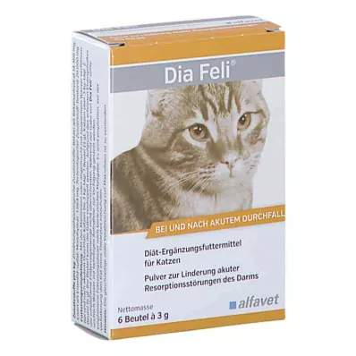 DIA FELI Poudre pour chats, 6X3 g