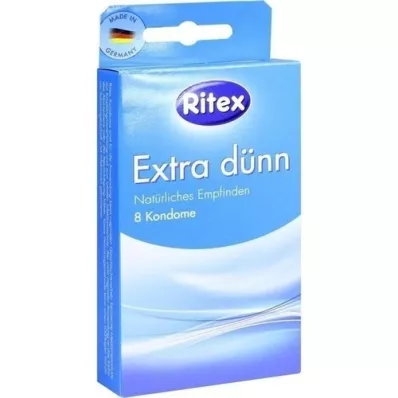 RITEX Préservatifs extra fins, 8 pcs