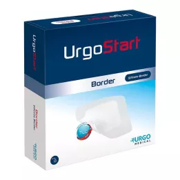 URGOSTART Border 8x8 cm pansement mousse, 10 pces