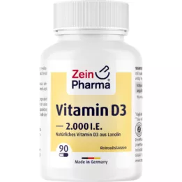 VITAMIN Gélules de D3 2.000 I.U., 90 gélules