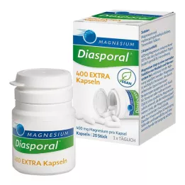 MAGNESIUM DIASPORAL 400 gélules supplémentaires, 20 gélules