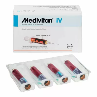 MEDIVITAN Solution injectable iV en seringue bicompartimentée, 8 pces