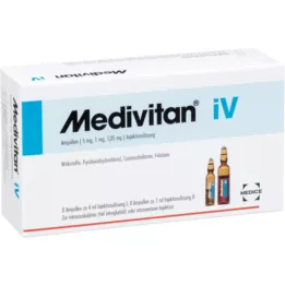 MEDIVITAN Solution injectable iV en paires dampoules, 8 pces
