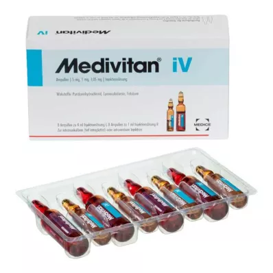 MEDIVITAN Solution injectable iV en paires dampoules, 8 pces