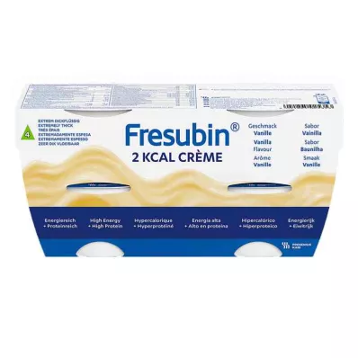 Fresubin 2 kcal crème vanille |Pudding & aliment de construction (4x125 g) Fresubin 2 kcal crème vanille |Pudding & aliment de construction (4x125 g)