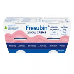FRESUBIN 2 kcal Crème fraise des bois en pot, 4X125 g