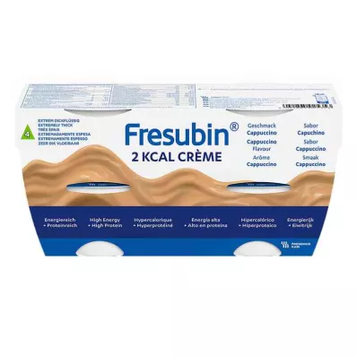 Fresubin 2 kcal Crème Cappuccino |Pudding &amp; aliment de construction (4x125 g)