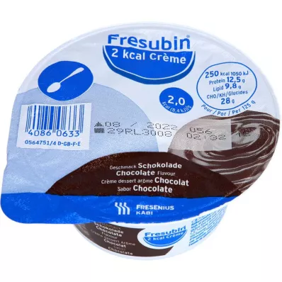 FRESUBIN 2 kcal Crème Chocolat en pot, 24X125 g
