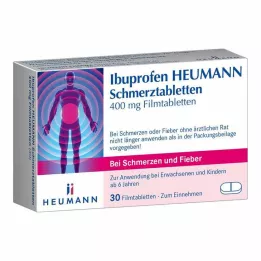 IBUPROFEN Heumann comprimés contre la douleur 400 mg, 30 comprimés