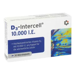 D3-INTERCELL 10.000 I.U. en gélules, 30 gélules