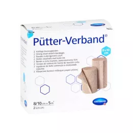 PÜTTER Pansement 8/10 cmx5 m, 2 pces