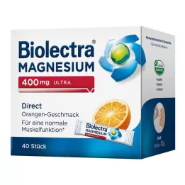 BIOLECTRA Magnésium 400 mg ultra Direct Orange, 40 Comprimés