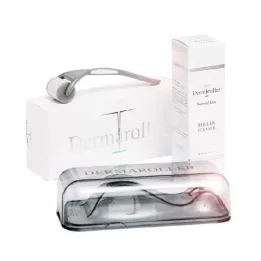 DERMAROLLER Kit de soins à domicile avec rouleau de nettoyage, 1 pièce