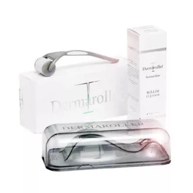 Kit de soins à domicile Dermaroller incl. Nettoyant à rouleaux, 1 pièce