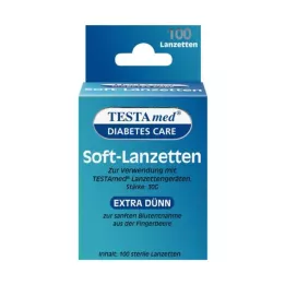 TESTAMED Lancettes souples, 100 pièces