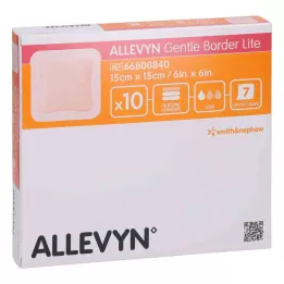 ALLEVYN Gentle Border Lite 15x15 cm pansement mousse, 10 pces