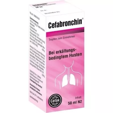 CEFABRONCHIN Gouttes pour voie orale, 50 ml