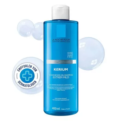 La Roche-Posay Kerium Shampooing Gel Extrêmement Doux, 400 ml