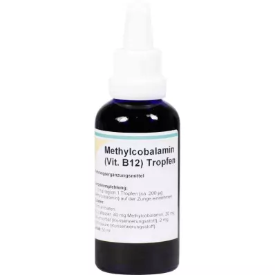 Méthylcobalamine Vitamine B12 en gouttes (50 ml)