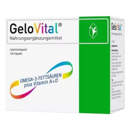GELOVITAL Complément alimentaire Huile de foie de morue en gélules, 100 gélules