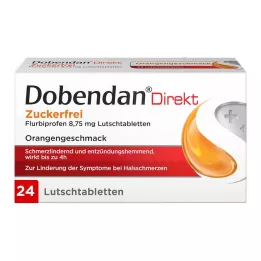 DOBENDAN Direct sans sucre Flurbiprofen 8,75mg Lut, 24 pces
