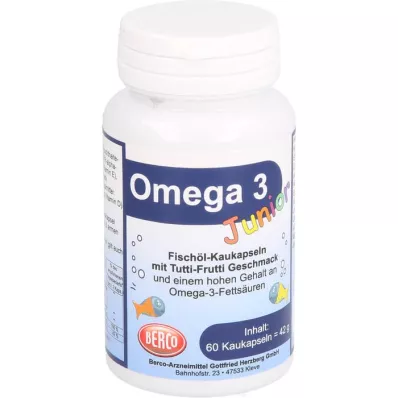 OMEGA-3 gélules à mâcher Junior Berco, 60 gélules