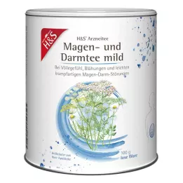 H&amp;S Tisane pour lestomac et lintestin, douce, en vrac, 100 g