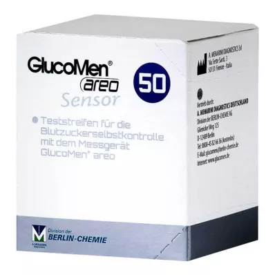 Bandelettes de test GlucoMen Areo Sensor, 50 pc Bandelettes de test GlucoMen Areo Sensor, 50 pc