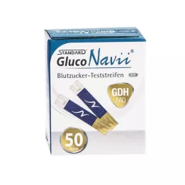 SD Bandelettes de test de glycémie Gluconavii Gdh, 1x50 pc