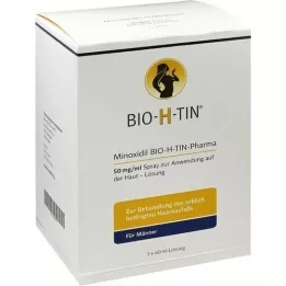 MINOXIDIL BIO-H-TIN Pharma 50 mg/ml Spray Lsg, 3X60 ml
